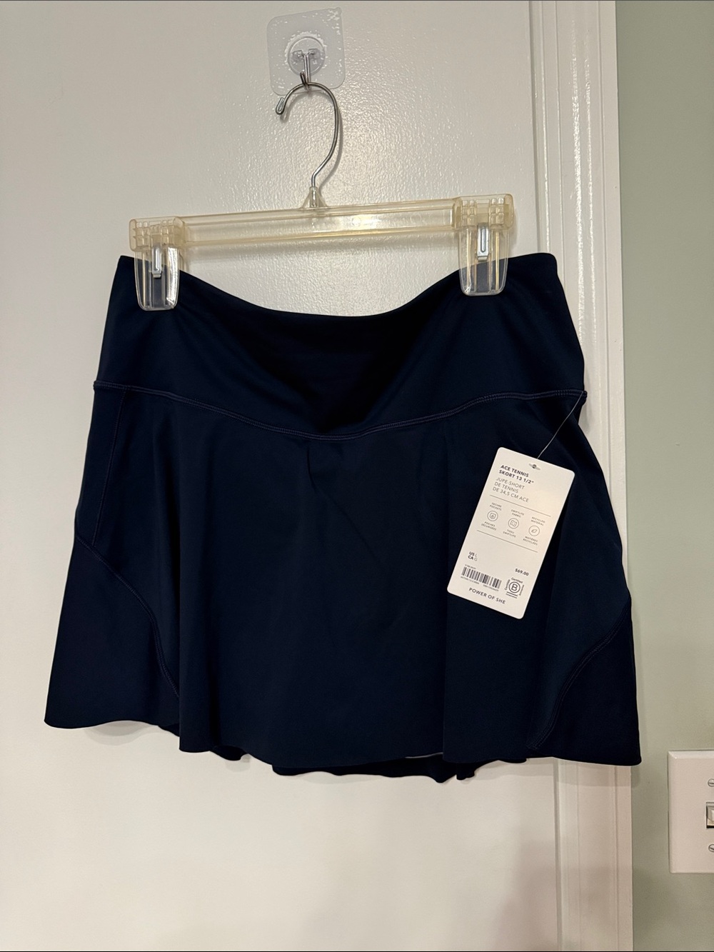 Athleta Ace Tennis Skort 13 1/2” Size Large